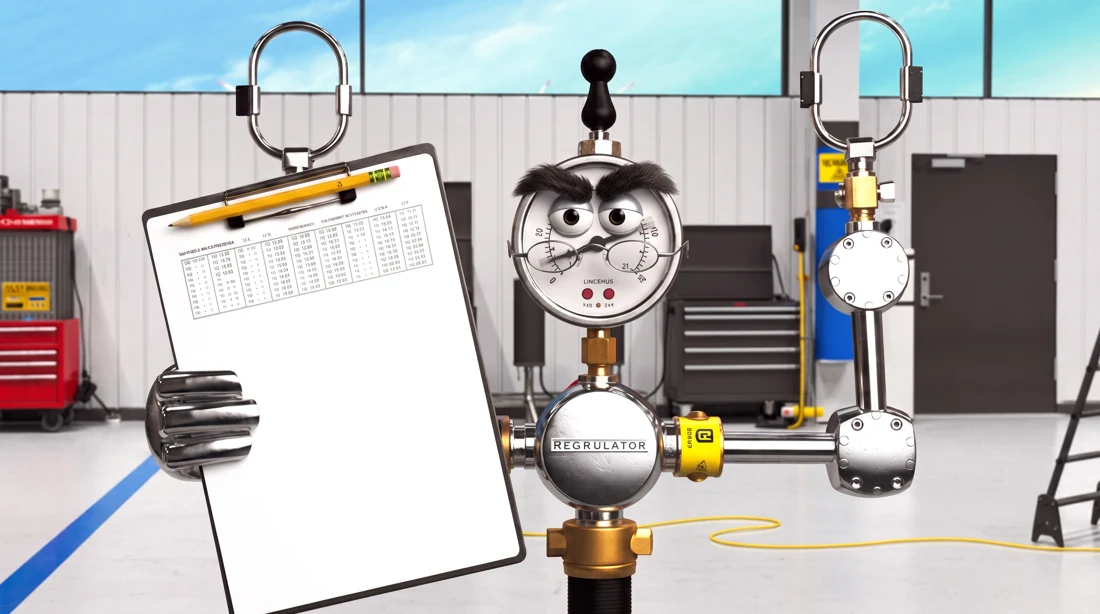 Reg, the pressure regulator character